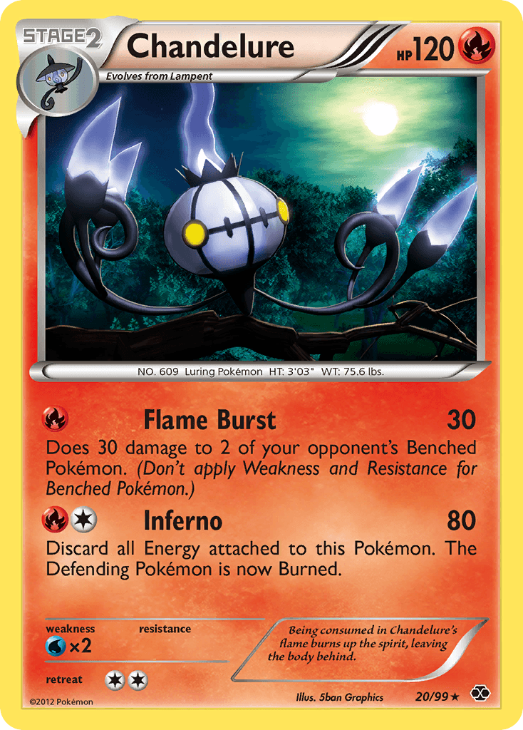 Chandelure, carta 20 de Next Destinies