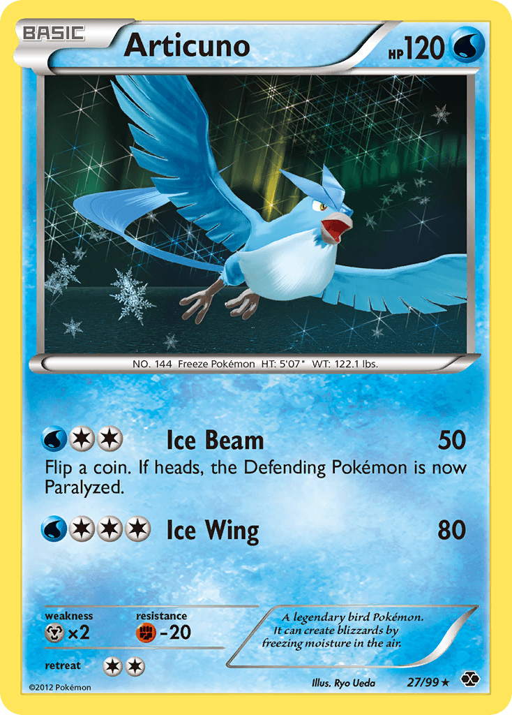 Articuno, carta 27 de Next Destinies