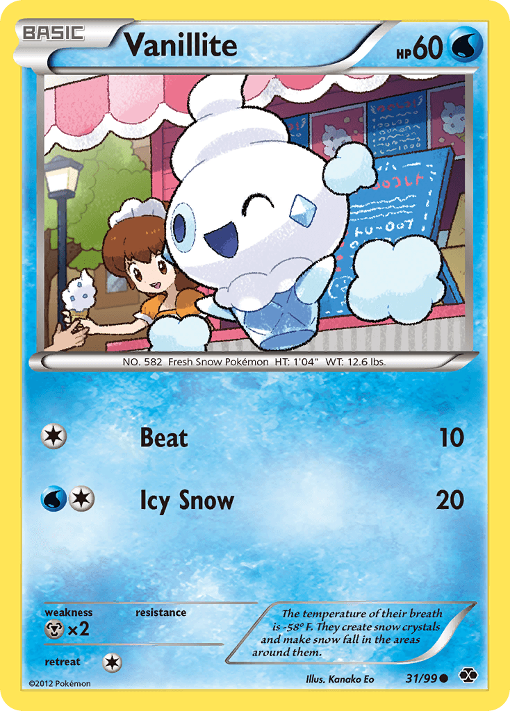 Vanillite, carta 31 de Next Destinies