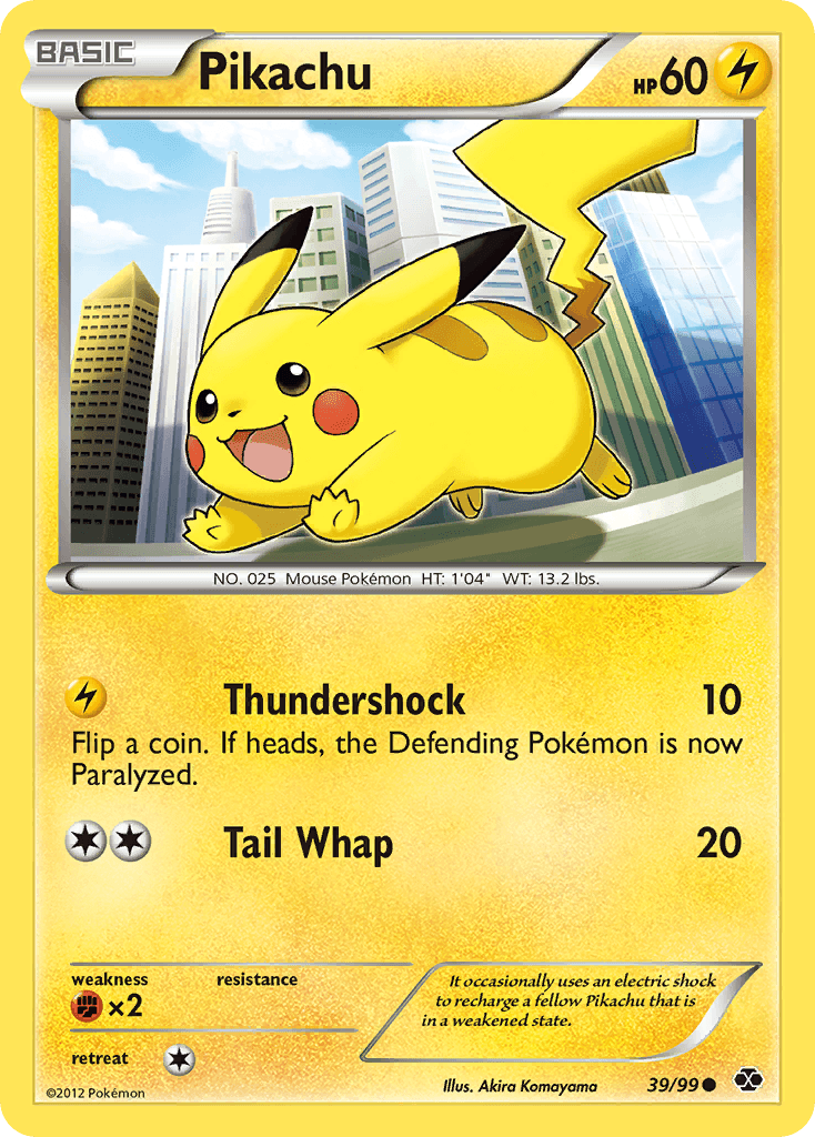 Pikachu, carta 39 de Next Destinies