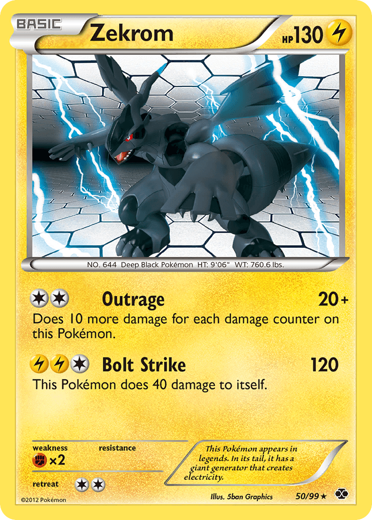 Zekrom, carta 50 de Next Destinies