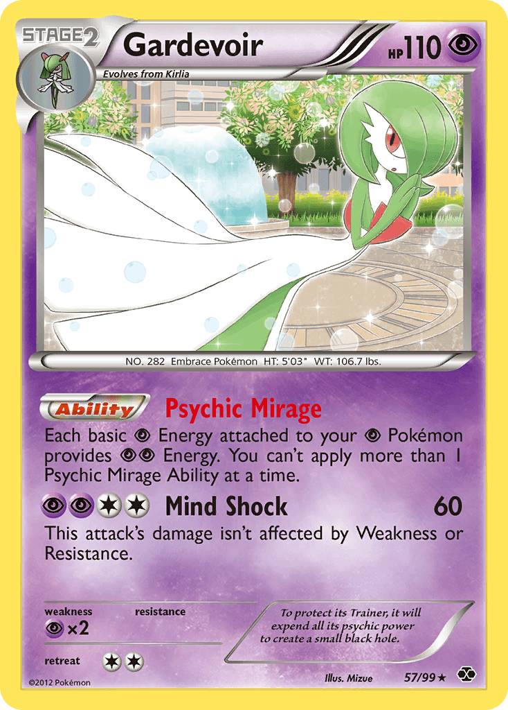Gardevoir, carta 57 de Next Destinies