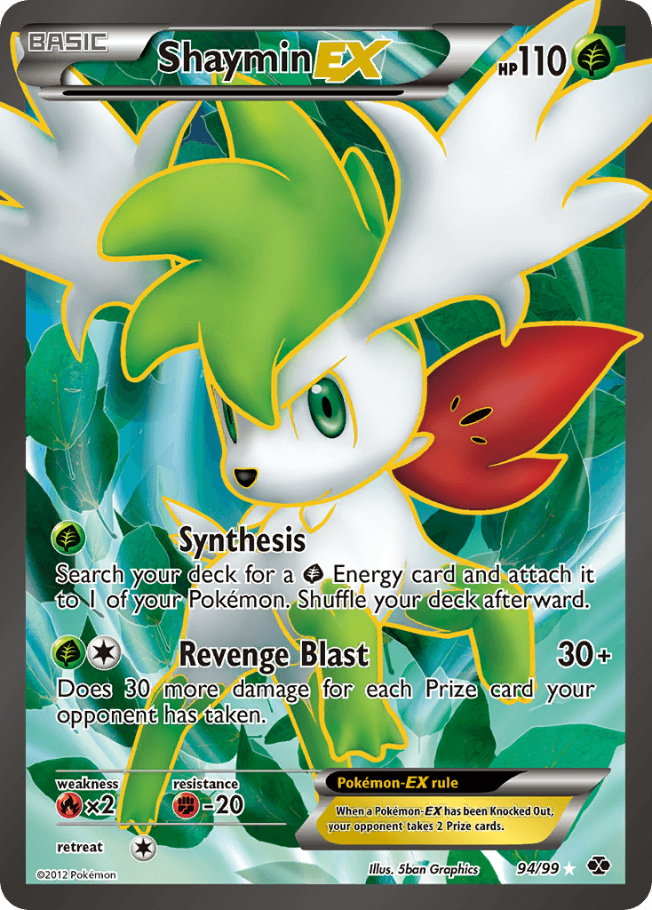 Shaymin-EX, carta 94 de Next Destinies