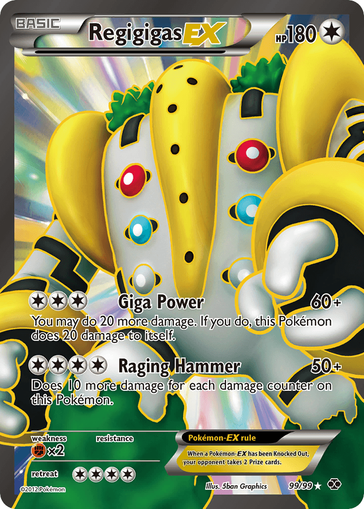 Regigigas-EX, carta 99 de Next Destinies