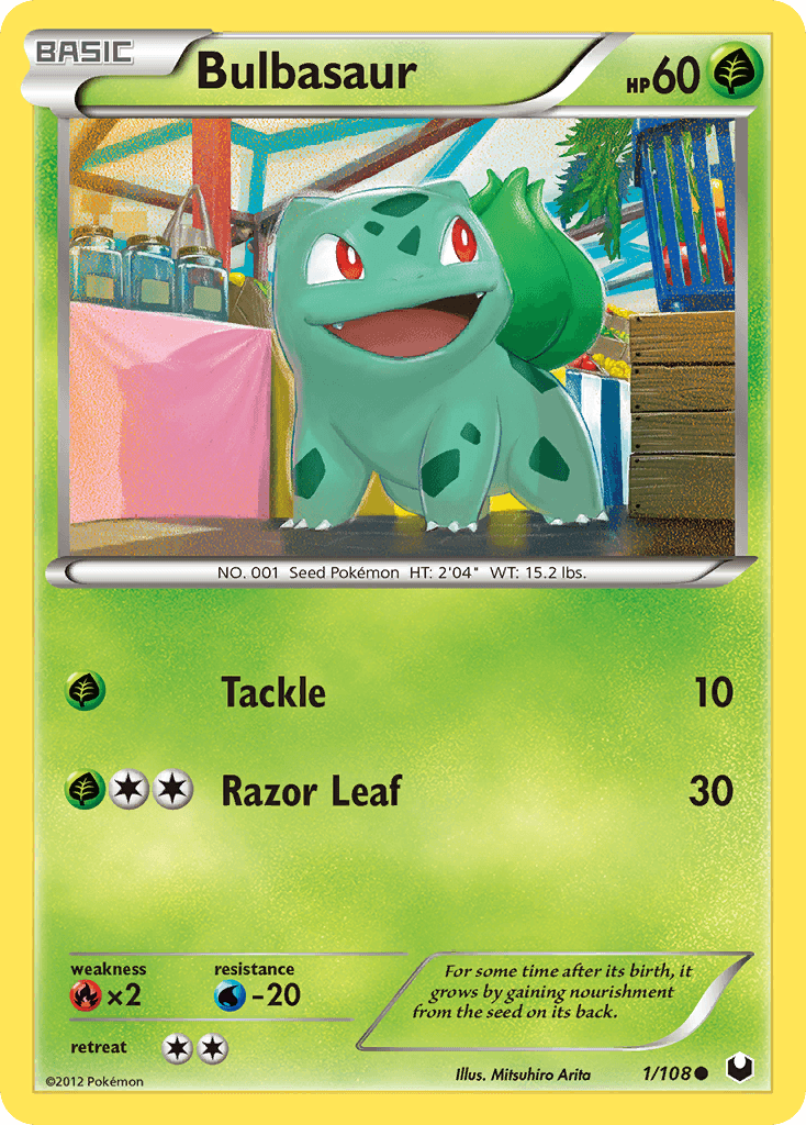 Bulbasaur, carta 1 de Dark Explorers