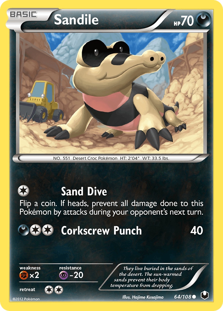 Sandile, carta 64 de Dark Explorers
