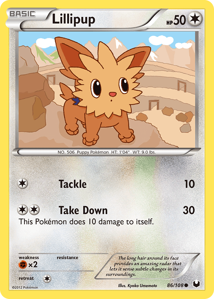 Lillipup, carta 86 de Dark Explorers