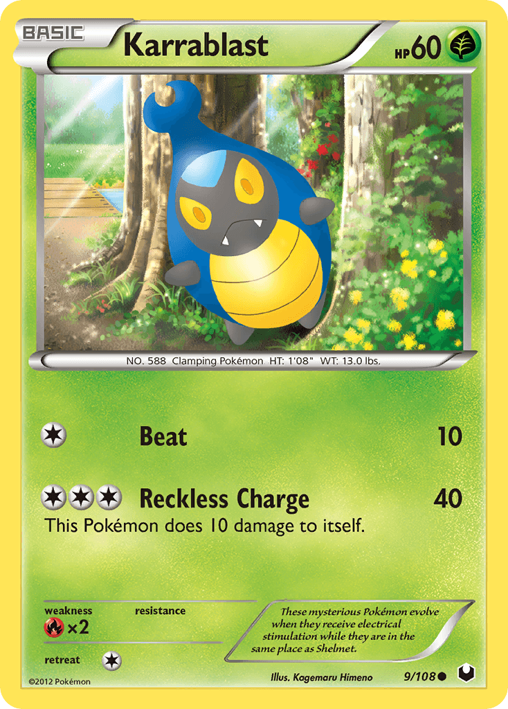 Karrablast, carta 9 de Dark Explorers