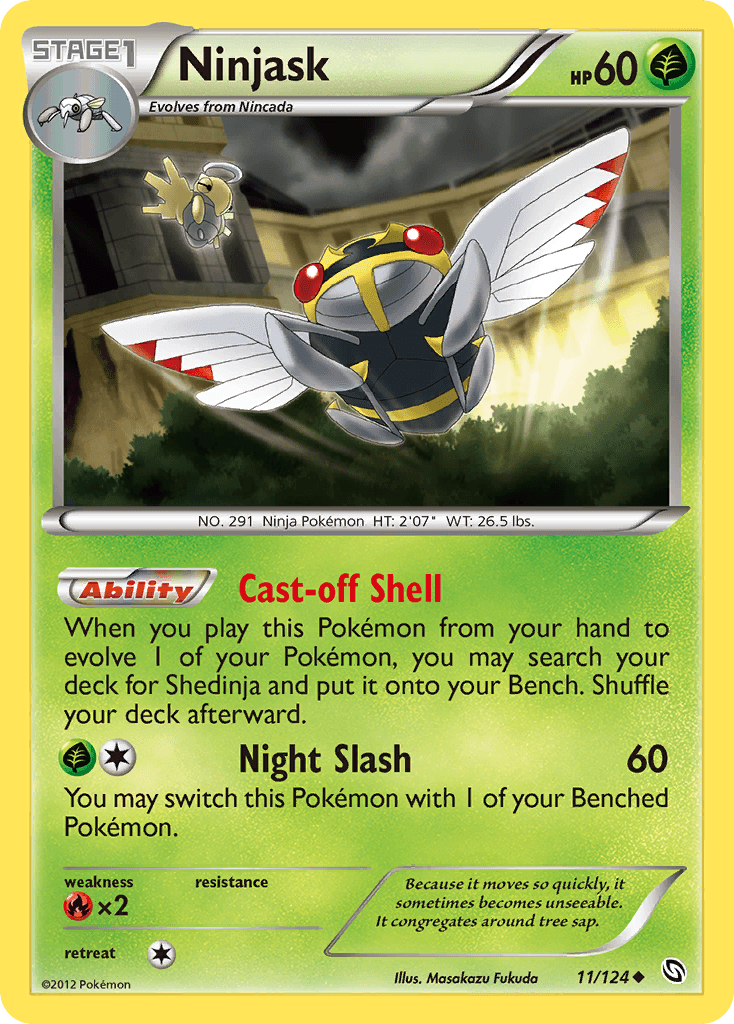 Ninjask, carta 11 de Dragons Exalted