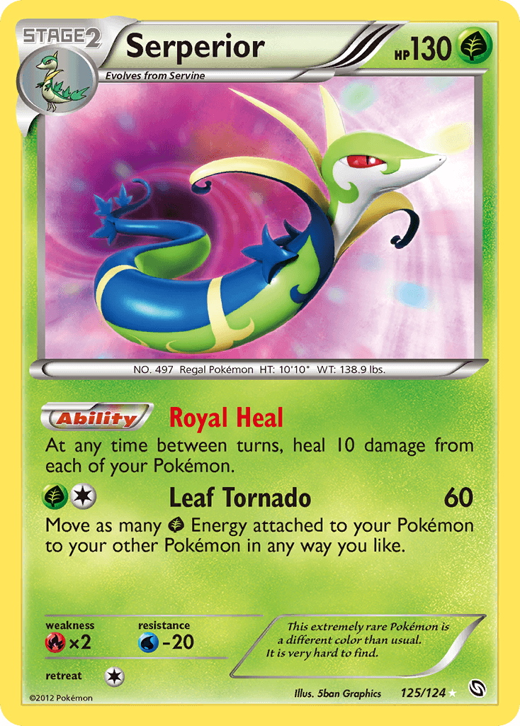 Serperior, carta 125 de Dragons Exalted