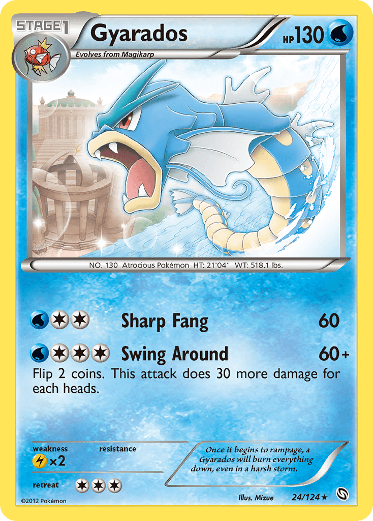 Gyarados, carta 24 de Dragons Exalted