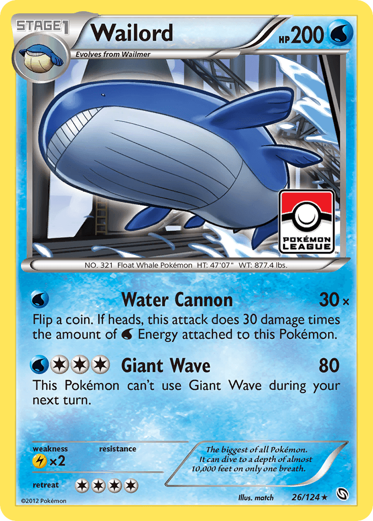 Wailord, carta 26 de Dragons Exalted