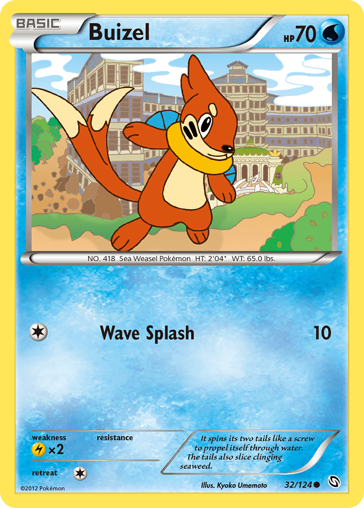 Buizel, carta 32 de Dragons Exalted