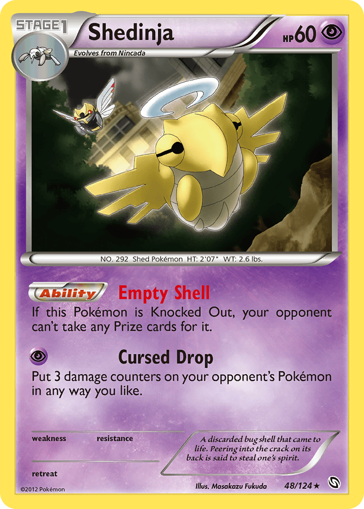 Shedinja, carta 48 de Dragons Exalted