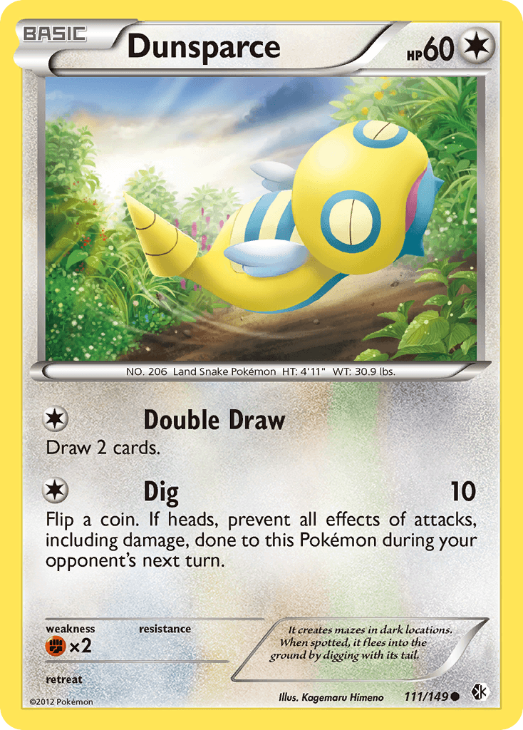 Dunsparce, carta 111 de Boundaries Crossed