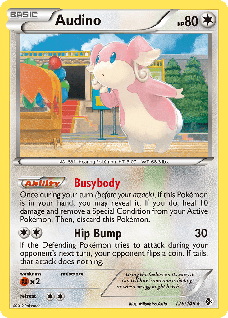 Audino, carta 126 de Boundaries Crossed