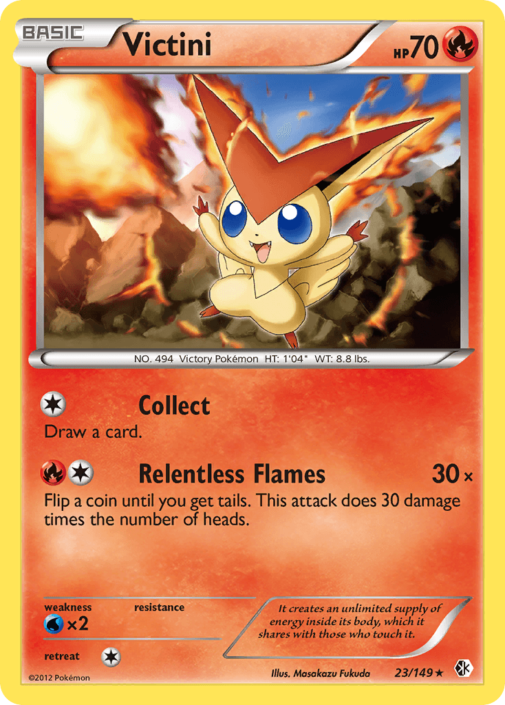 Victini, carta 23 de Boundaries Crossed