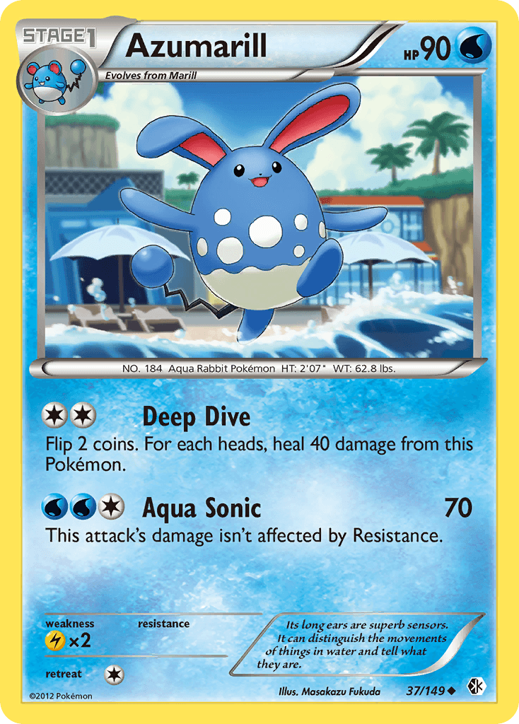 Azumarill, carta 37 de Boundaries Crossed