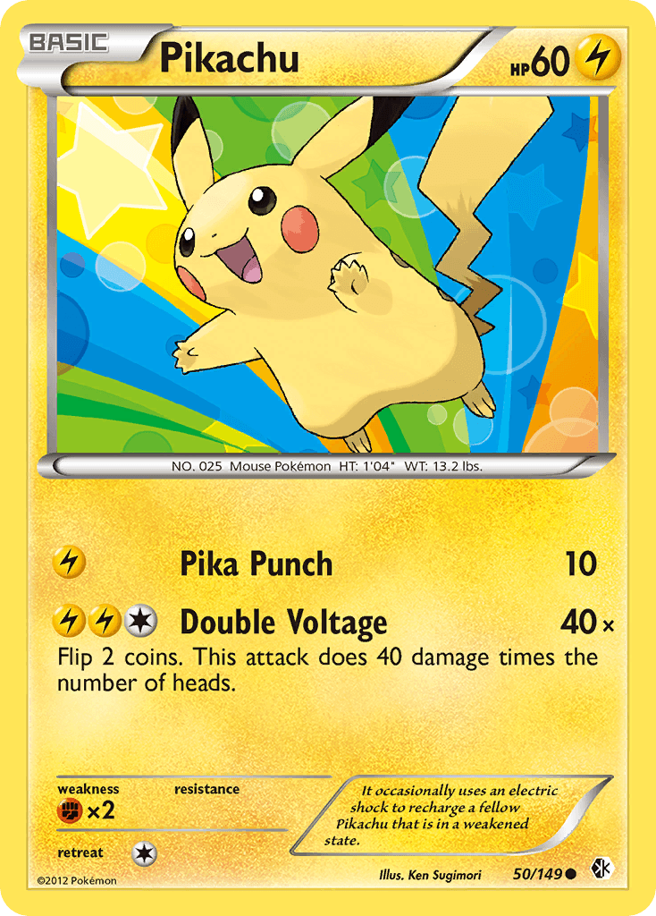 Pikachu, carta 50 de Boundaries Crossed