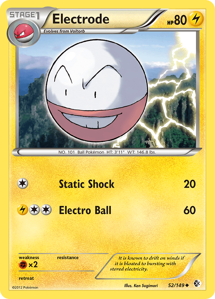 Electrode, carta 52 de Boundaries Crossed