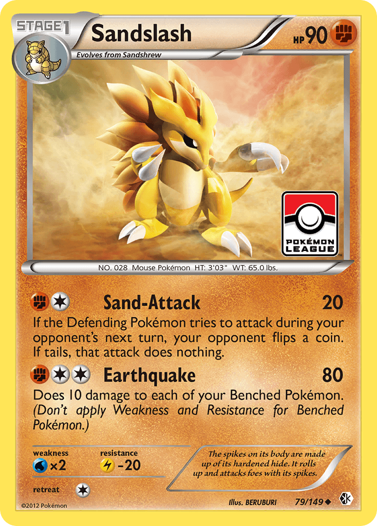 Sandslash, carta 79 de Boundaries Crossed