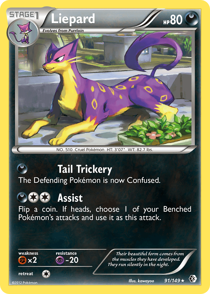 Liepard, carta 91 de Boundaries Crossed