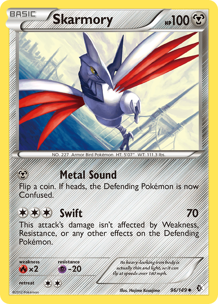 Skarmory, carta 96 de Boundaries Crossed