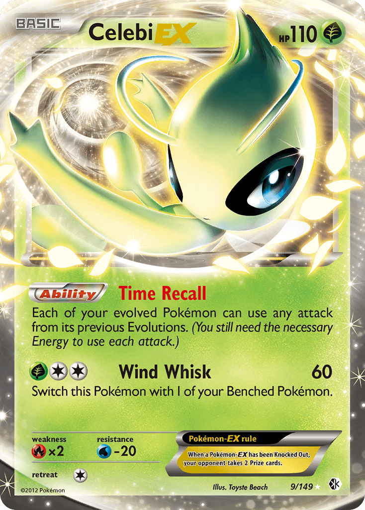 Celebi-EX, carta 9 de Boundaries Crossed