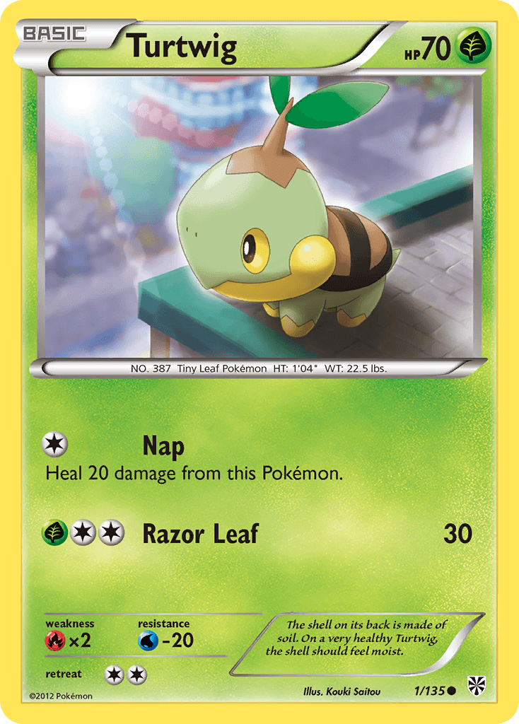 Turtwig, carta 1 de Plasma Storm