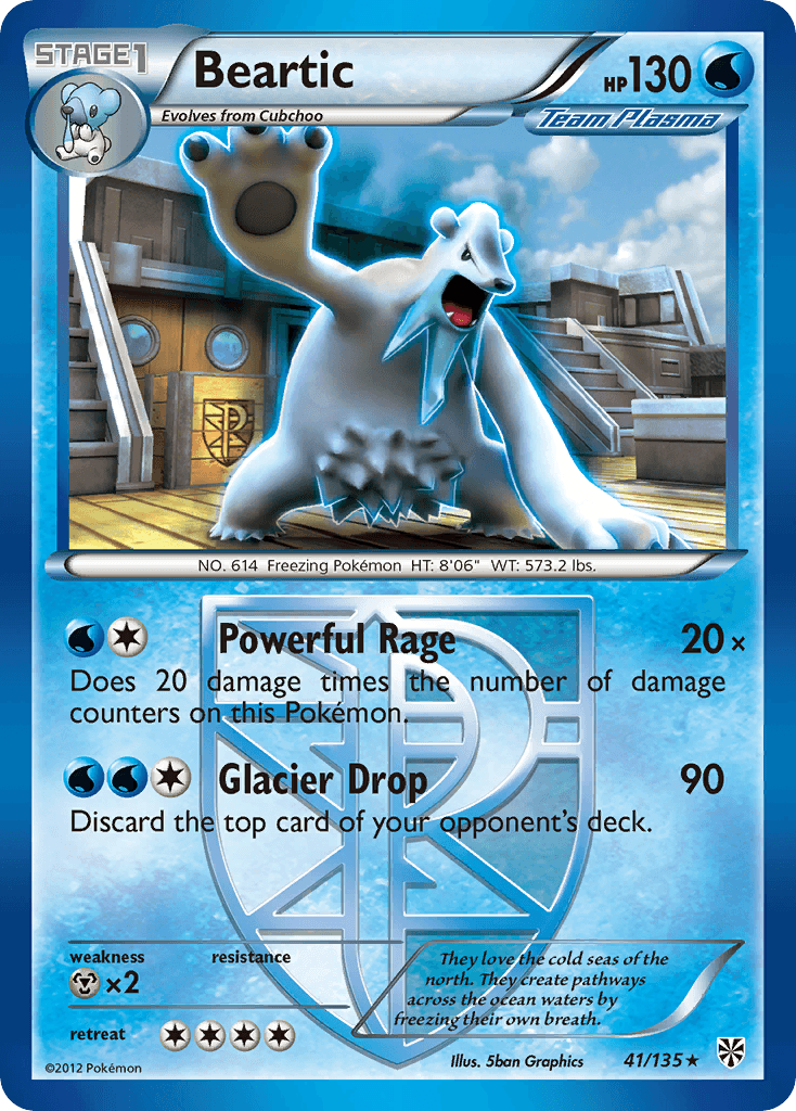 Beartic, carta 41 de Plasma Storm