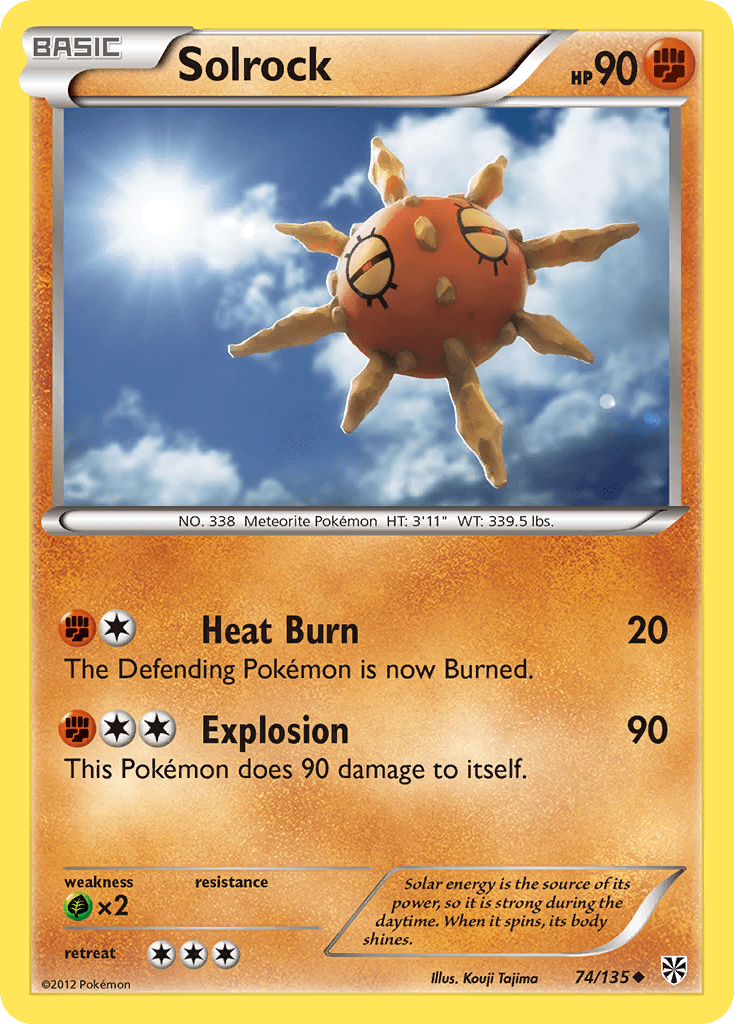 Solrock, carta 74 de Plasma Storm