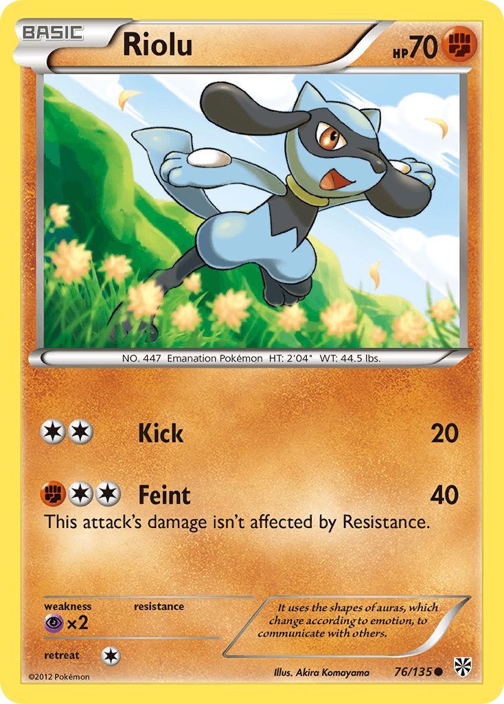 Riolu, carta 76 de Plasma Storm