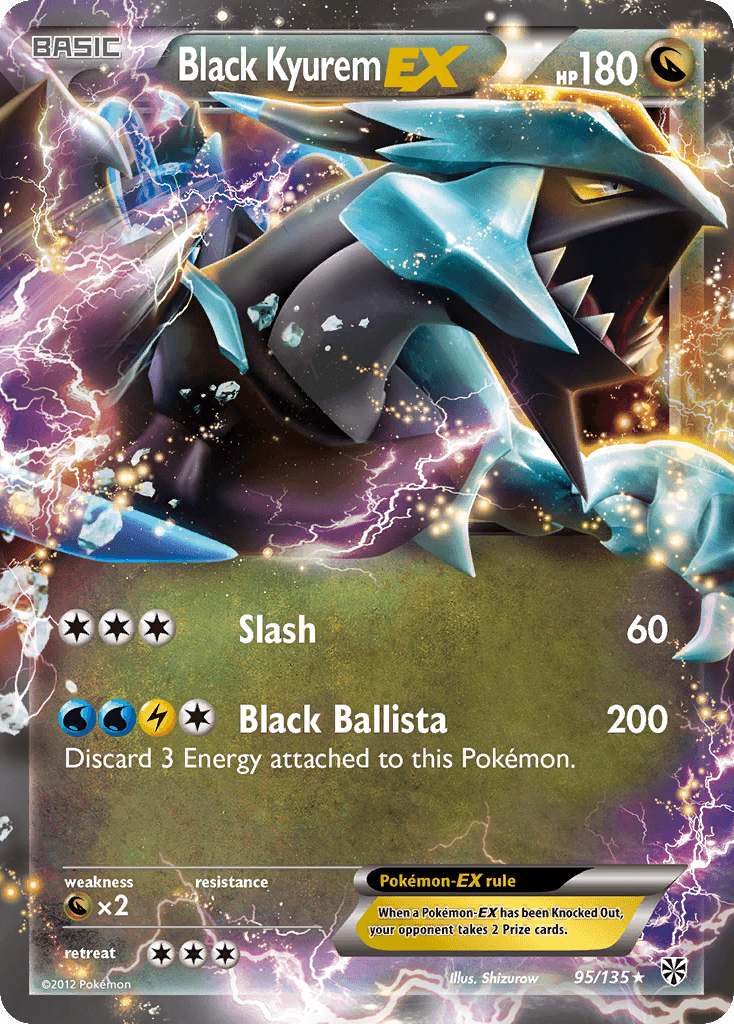 Black Kyurem-EX, carta 95 de Plasma Storm