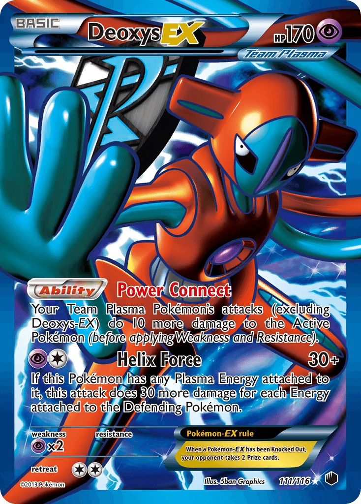 Deoxys-EX, carta 111 de Plasma Freeze