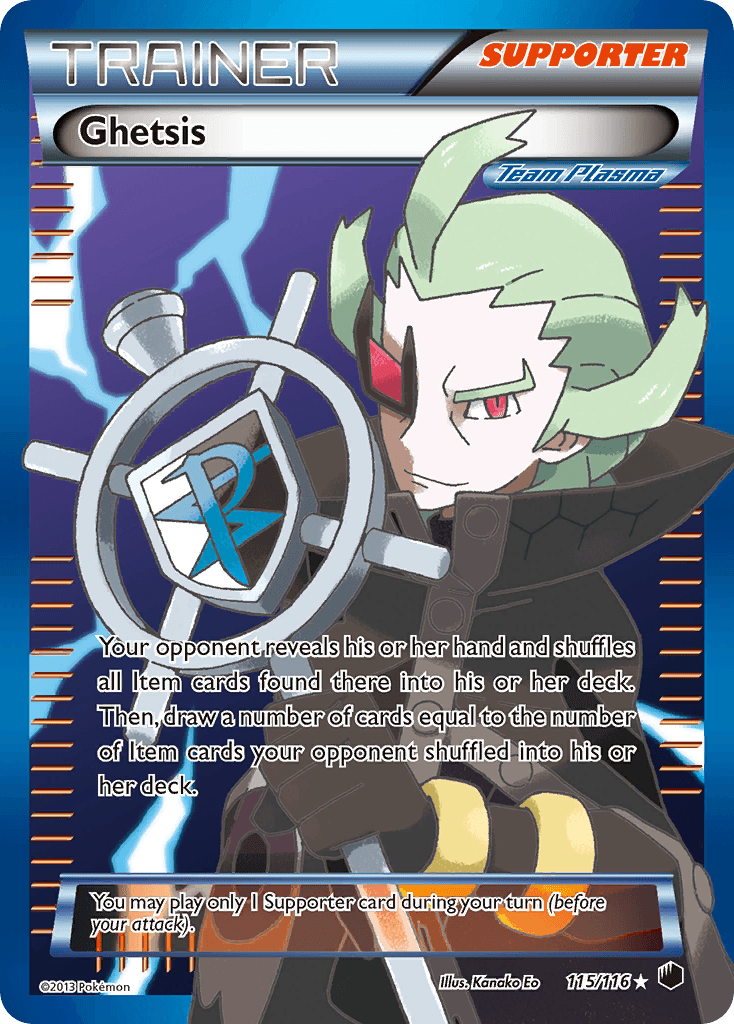 Ghetsis, carta 115 de Plasma Freeze