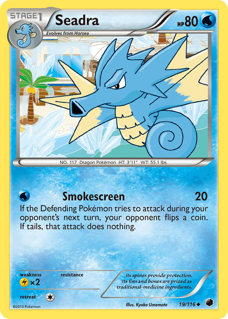 Seadra, carta 19 de Plasma Freeze