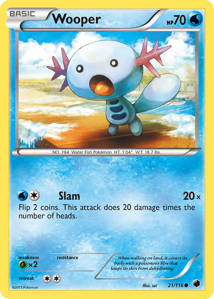 Wooper, carta 21 de Plasma Freeze