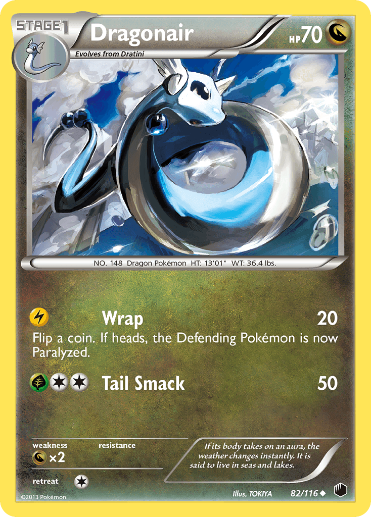 Dragonair, carta 82 de Plasma Freeze