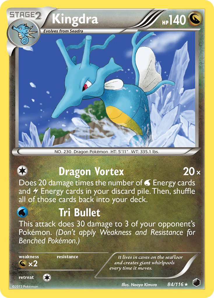 Kingdra, carta 84 de Plasma Freeze