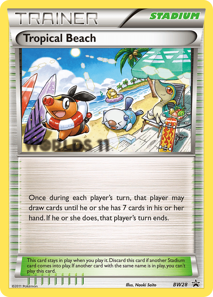 Tropical Beach, carta BW28 de BW Black Star Promos