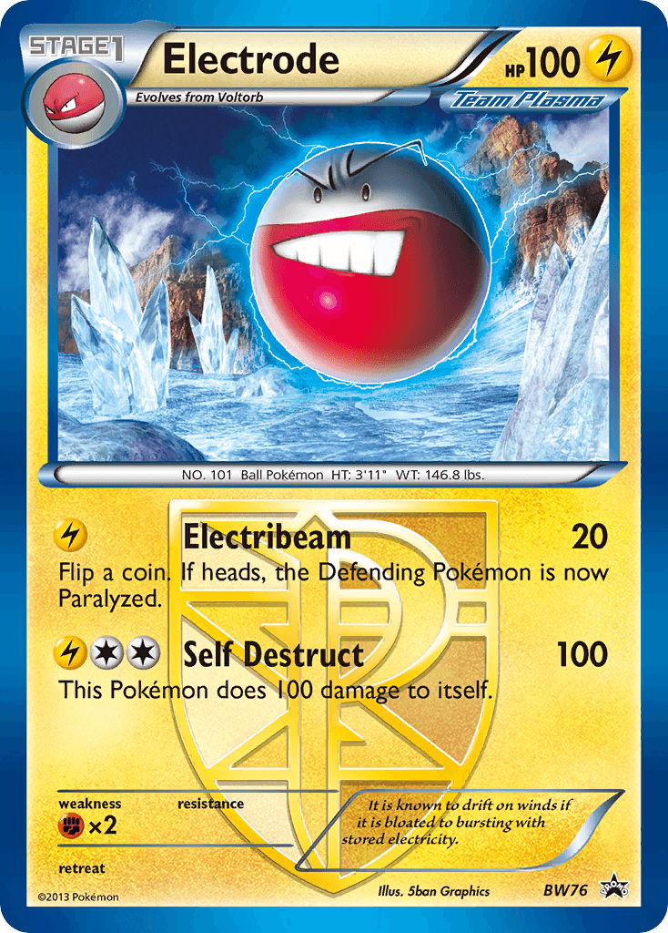 Electrode, carta BW76 de BW Black Star Promos