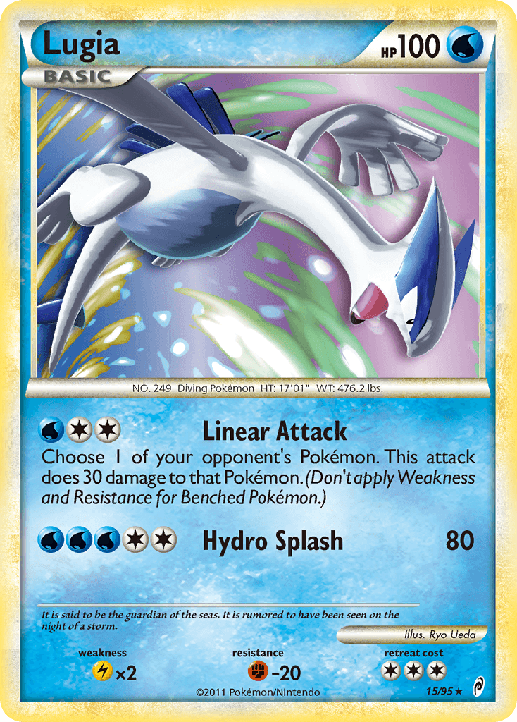 Lugia, carta 15 de Call of Legends