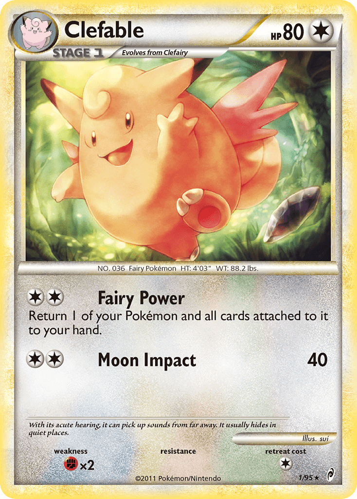 Clefable, carta 1 de Call of Legends