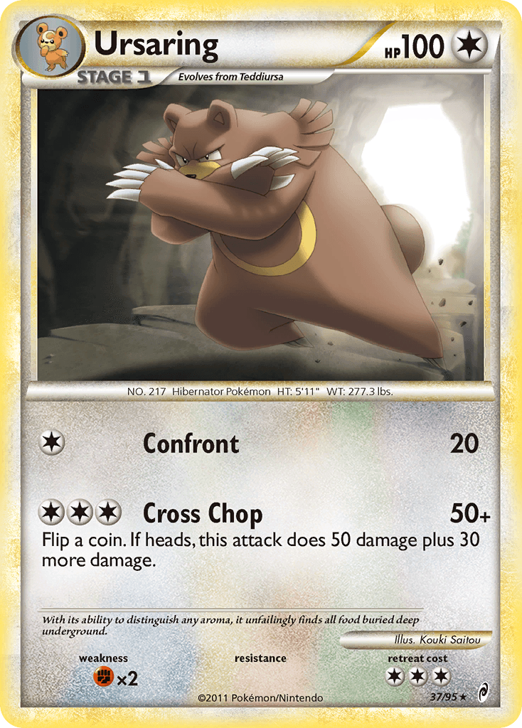 Ursaring, carta 37 de Call of Legends