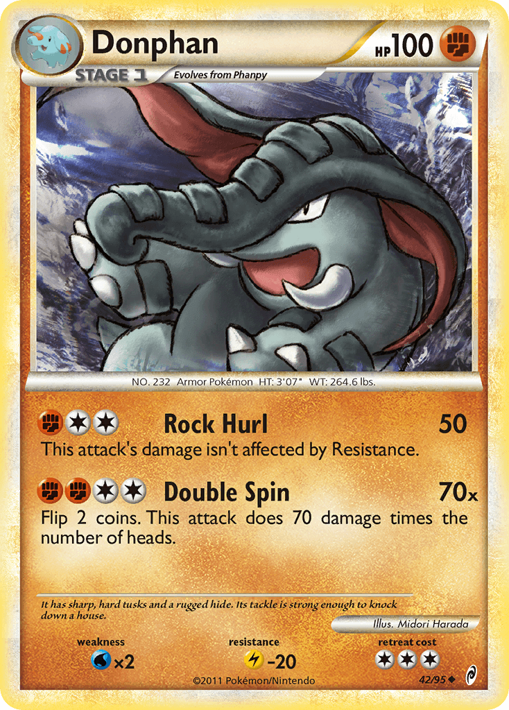 Donphan, carta 42 de Call of Legends