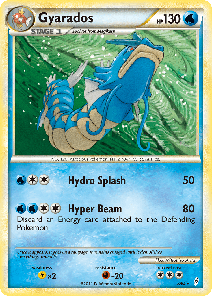 Gyarados, carta 7 de Call of Legends