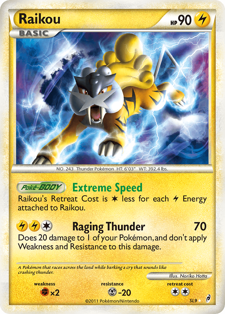 Raikou, carta SL9 de Call of Legends