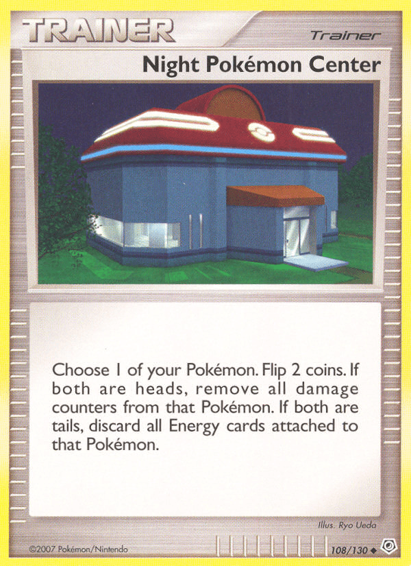 Night Pokémon Center, carta 108 de Diamond & Pearl