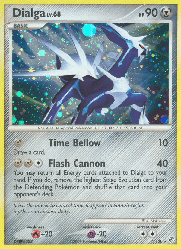 Dialga, carta 1 de Diamond & Pearl