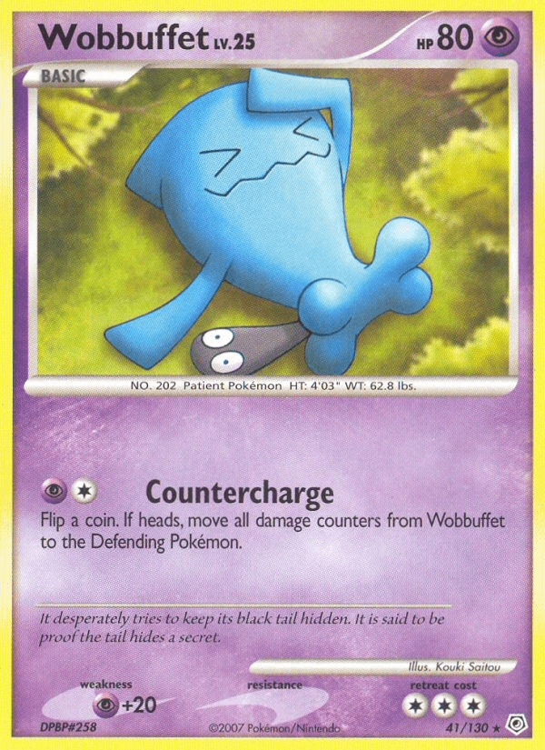 Wobbuffet, carta 41 de Diamond & Pearl